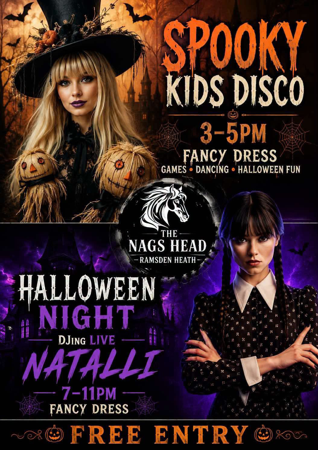 Halloween Party at The Nags Head, Ramsden Heath, Billericay